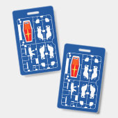 Badge gundam rx 78 amuro ray gunpla builder runner hobby (Front & Back)