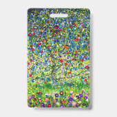 Badge Gustav Klimt Arbre de pommier (Arrière)