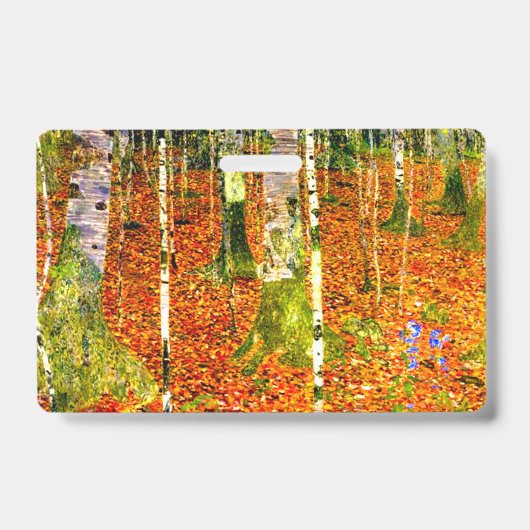 Badge Gustav Klimt Bouleaux (Avant)