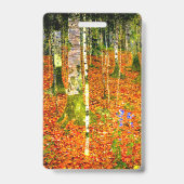 Badge Gustav Klimt Bouleaux (Arrière)