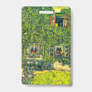 Badge Gustav Klimt La maison de Guardaboschi
