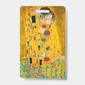 Badge Gustav Klimt Le Baiser (Arrière)
