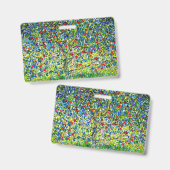 Badge Gustav Klimt pommier (Avant & arrière)