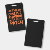 Badge Halloween (Avant & arrière)