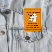 Badge Halloween Brew Booze Personnaliser Ghost Bat Orang (Insitu)