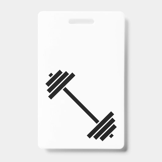 Badge Haltères (Avant)