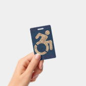 Badge Handicap Texté (Manuel / portable)