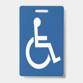 Badge Handicapé (Dos)