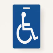 Badge Handicapé (Dos)