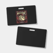 Badge heavy duty mechanic (Avant & arrière)