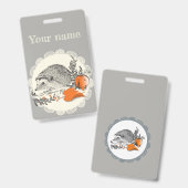 Badge Hérisson (Avant & arrière)