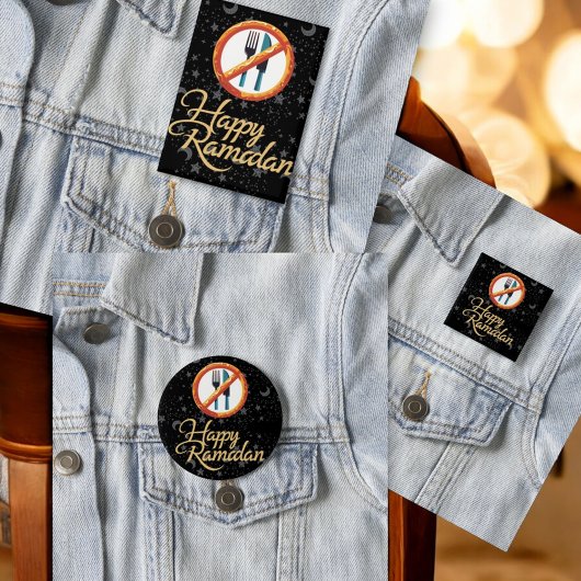 Badge heureux Ramadan