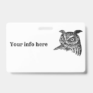 Badge Hibou