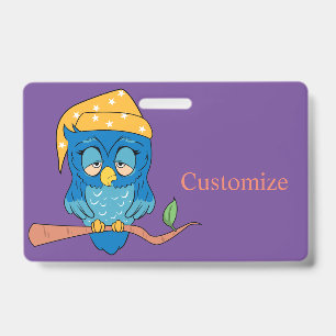 Badge Hibou endormi Thunder_Cove