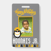 Badge Hip hop Penguin Cool Kid Photo Pass VIP (Back)