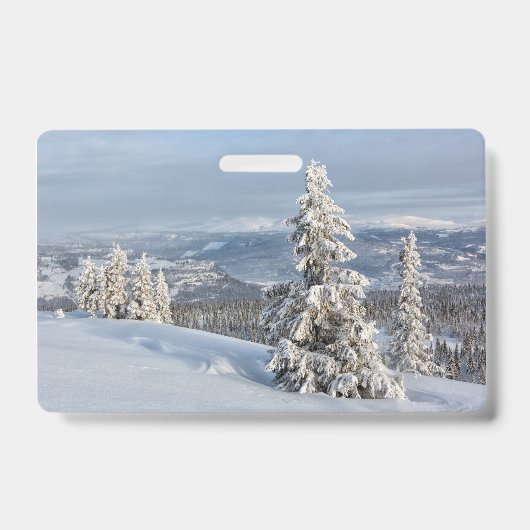 Badge Hiver en Norvège (Avant)