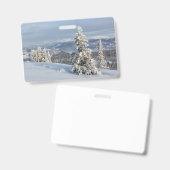 Badge Hiver en Norvège (Avant & arrière)