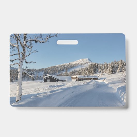 Badge Hiver en Norvège (Avant)