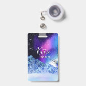Badge hiver Wonderlights (Avant avec rétractable)