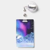 Badge hiver Wonderlights (Arrière avec rétractable)