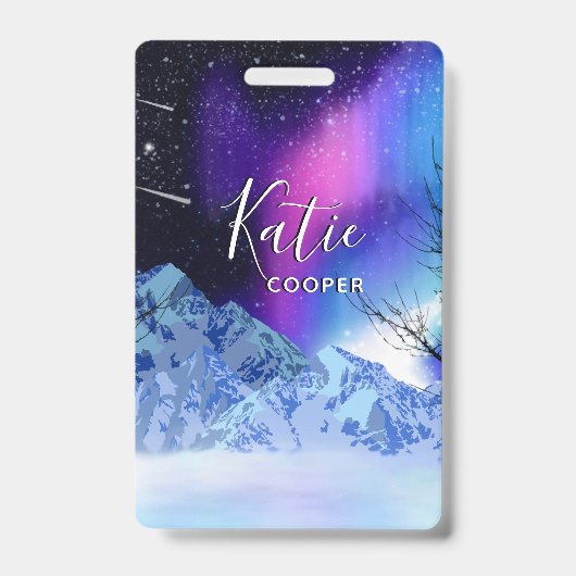 Badge hiver Wonderlights (Avant)