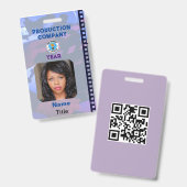 Badge Hollywood  (Avant & arrière)