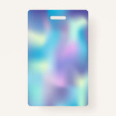 Badge Holographie photo de l'employé Ajoutez votre logo (Dos)