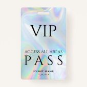 Badge Holographique VIP All Access Pass, événement (Devant)