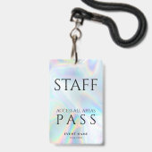 Badge Holostaff All Access Pass Event (Avant avec lanière)