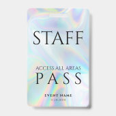 Badge Holostaff All Access Pass Event (Arrière)