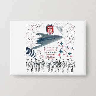 Badge Hommage aux cœurs héroïques blanc