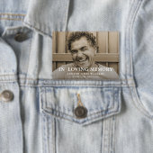 Badge Hommage personnalisé aux funérailles commémorative (Insitu)