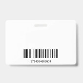 Badge Homme d'affaires souriant | Logo Finance | Code ba (Arrière)