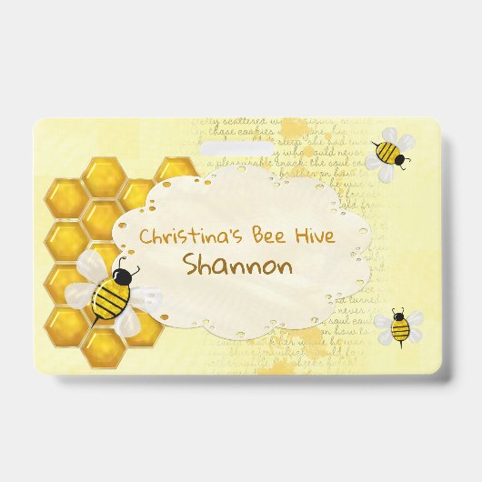 Badge Honey Comb 3D Whimsey EMPLOYEE D'ENTREPRISE (Avant)