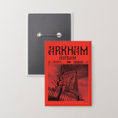 Badge Hôpital d'Arkham : Restreint (Recto/Verso)