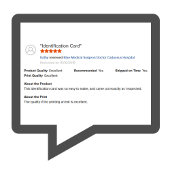 Badge Hôpital de Caduceus, chirurgien Médicale bleu