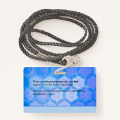 Badge Hôpital Médicale Médecins Infirmières RN Photo de  (Derrière avec lanière)