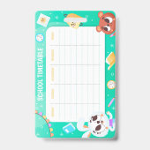 Badge Horaire scolaire (Arrière)