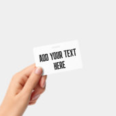 BADGE HORIZONTAL TOEVOEGEN JOUW TEKST DOUANE (Handheld)