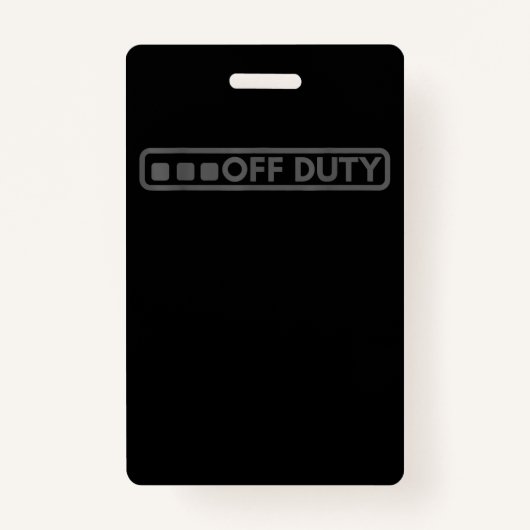 Badge Hors Service Parfait Pour Les Forces De Police De  (Devant)