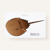 Badge Horseshoe crab (Dos)