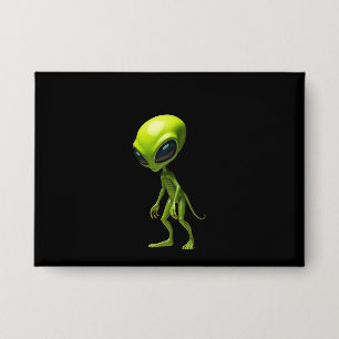 Badge humanoïde vert