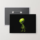 Badge humanoïde vert (Recto/Verso)