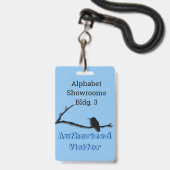 Badge - Hummingbird on Branch (Voorkant met koord)