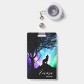 Badge Hurlement de minuit (Avant avec rétractable)