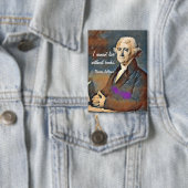 Badge I Cannot Live Without Books, by Thomas Jefferson (Insitu)