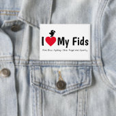 Badge I Love My Fids Feathered Kids Parrot (Insitu)