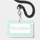 Badge Ici pour aider (Avant avec lanière)