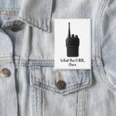 Badge Icône Fu*k Sur L'Icône Drôle Walkie Talkie (Insitu)