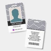Badge ID Cards Employee Custom Printing (Recto et verso)